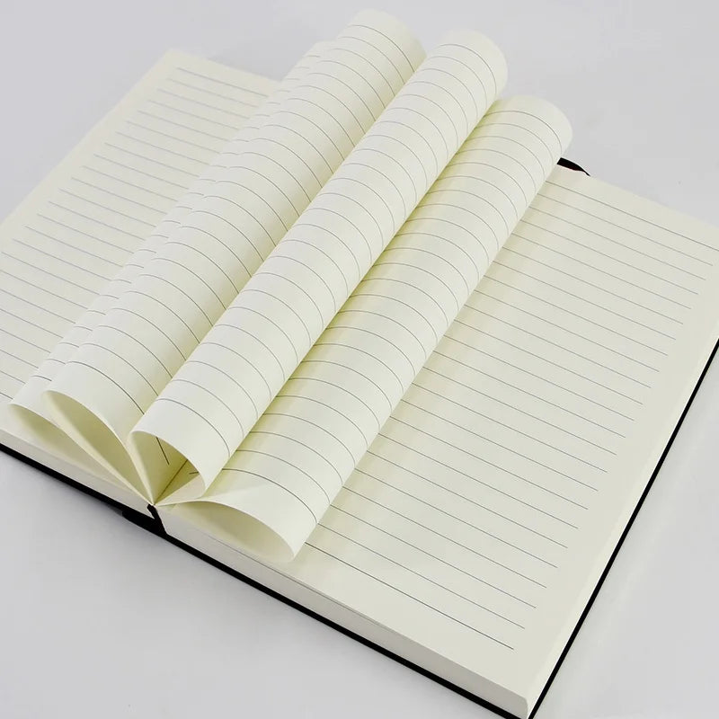 A4 A6 Notebook Thickened Large Notepad Soft Leather Ultra-thick Horizontal Line/blank Diary Notebook 416pages/200pages