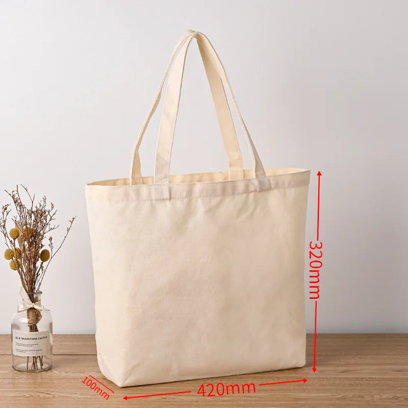 10pcs/lot Blank Sublimation Bags Shopping Bags Textile Fabric canvas bag for Dye ink Transfer Printing DIY Craft