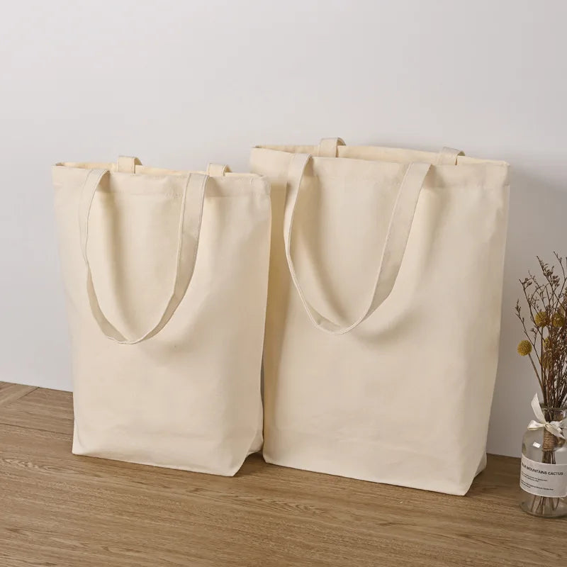 10pcs/lot Blank Sublimation Bags Shopping Bags Textile Fabric canvas bag for Dye ink Transfer Printing DIY Craft